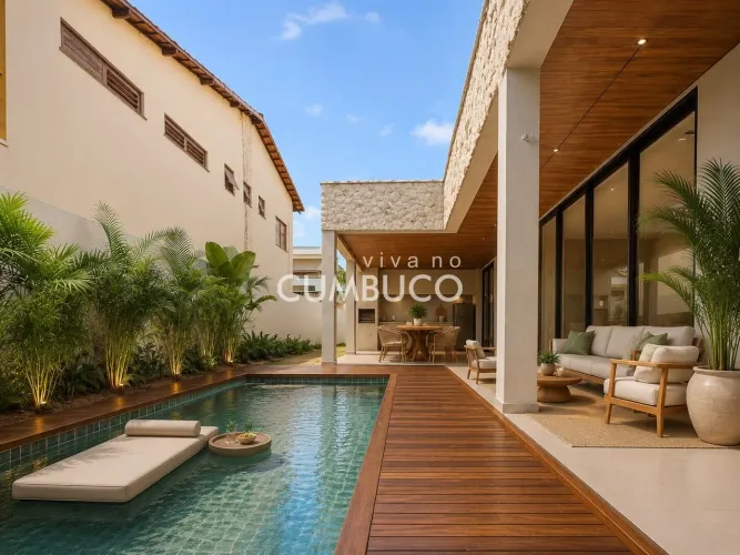 Casa nova no Summerville com 3 dormitórios à venda por R$ 1.200.000,00 - Cumbuco - Caucaia