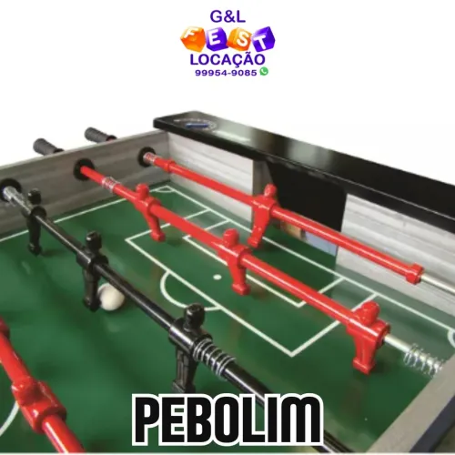 Aluguel de Totó, Air Game, Ping-Pong,  Sinuca