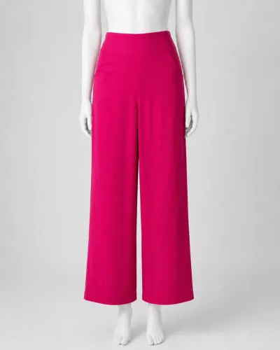 Calça Pantalona Le Lis Blanc - fúcsia/pink