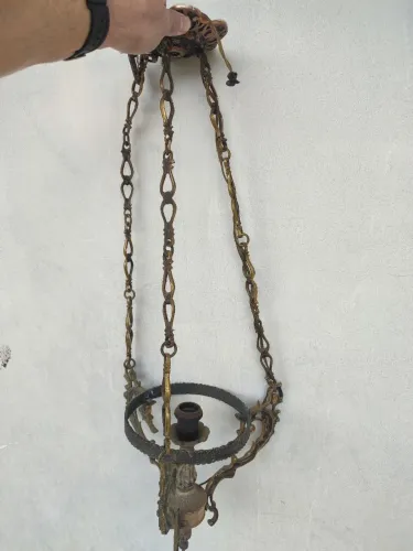 Lustres antigos bronze/latão