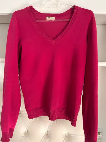 Suéter casual pink Hering 
