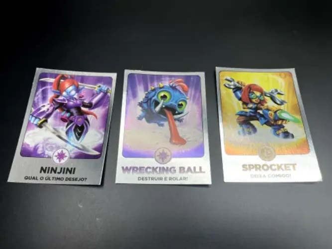 CARTAS COLECIONAVEIS SKYLANDERS LOTE