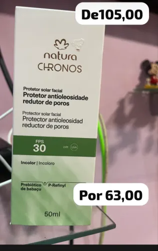 Protetor solar Natura