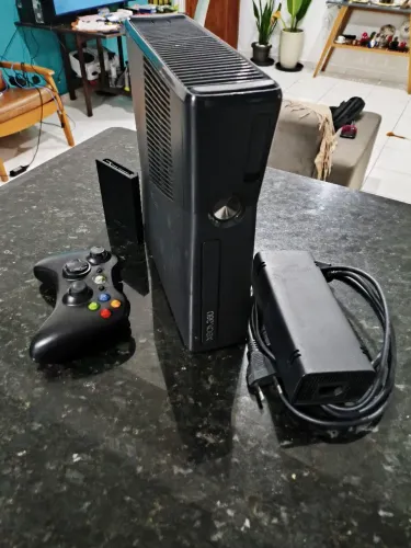 XBOX 360 CONTROLE E FONTE ORIGINAL