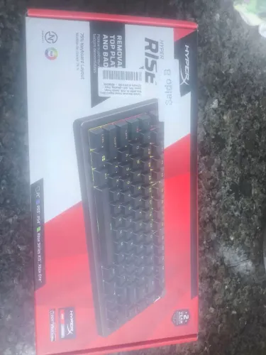 Teclado mecânico hyper x alloy 7G7A3AA