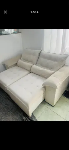 Sofá retrátil e reclinável 