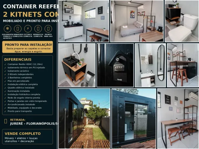 VENDE-SE CASA CONTAINER COMPLETA