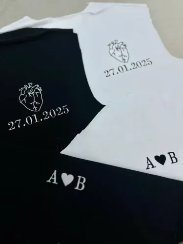 Kit de camisas personalizadas casal