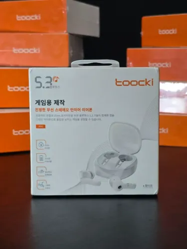 Fone de ouvido TWS ENC Noise cancelling Toocki JG01 lacrados Branco