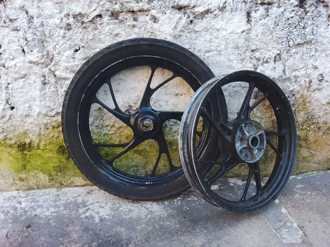 Par de rodão moto Titan 160 (peça para moto)