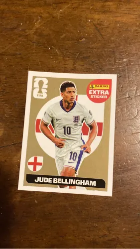 Bellingham extra sticker ouro 2026
