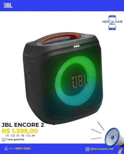 Vendo JBL Encore 2 preta lacrado 