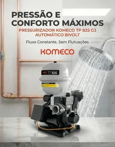 Komeco TP 825 G3 pressurizador de água