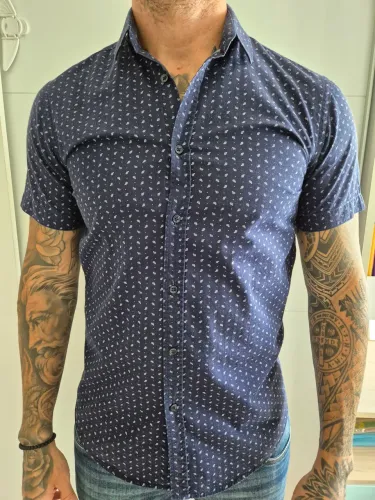 Camisa Zara Manga Curta