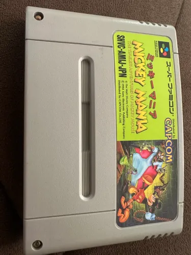 Vendo jogo original super famicom Mickey mania 
