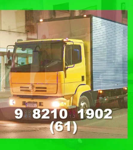 Frete! Mudanças seguras e rápidas em Brasília | Contato: 61)9* * Rodrigo