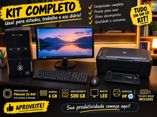 Pc Completo + Impressora