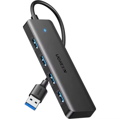 Hub USB 3.0 UGREEN, Adaptador 4 em 1 com 4 Portas USB-A Cabo 60CM