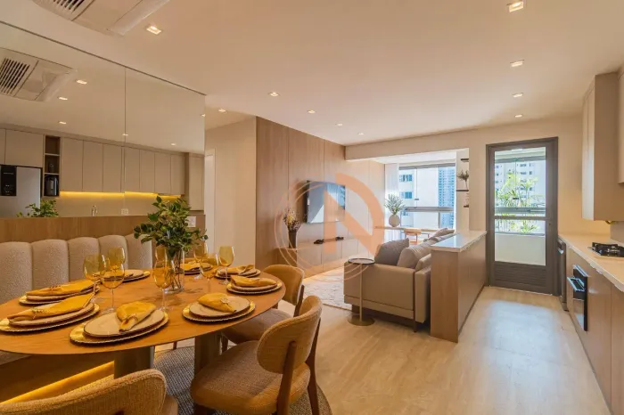 Apartamento novo e mobiliado para locação na Rua Barão do Triunfo Alto padrão e pronto pa