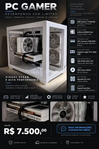 ? PC GAMER RYZEN 7 5700X3D + RTX 4060