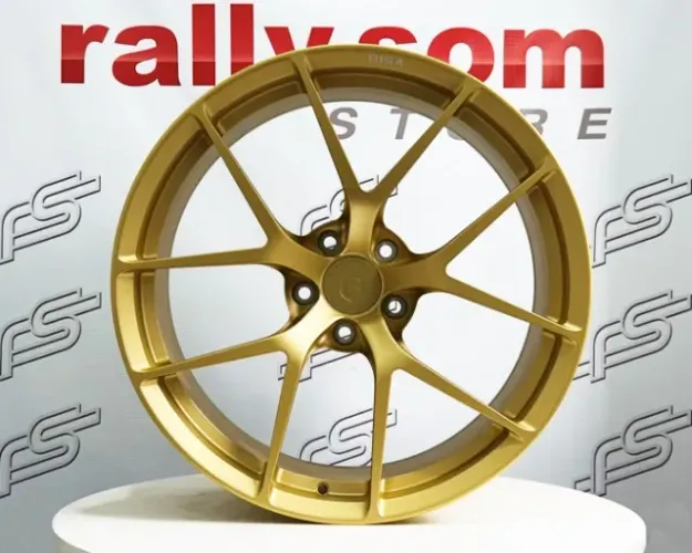 Jogo de Roda Gisa Wheels FFT6035 Forged Dourado Escovado 5x120 - 20x9,5 e 20x11