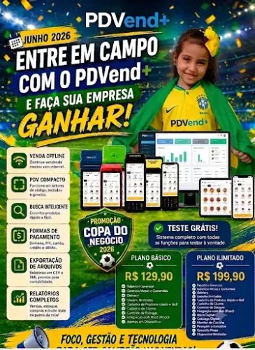 Sistema para restaurantes, lanchonetes, açaiteria, esfirraria, pizzarias e mais