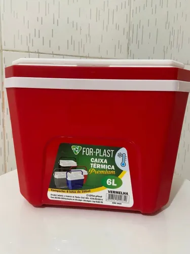 CAIXA TÉRMICA 6L SUPER RESISTENTE ? MANTÉM GELADO POR HORAS!