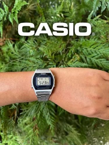 Relógio Casio Vintage B640W Prata - Original