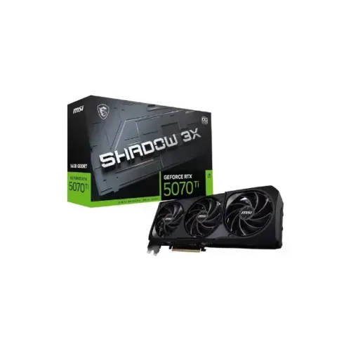 PLACA DE VIDEO MSI GEFORCE RTX 5070 TI SHADOW OC 3X 16GB