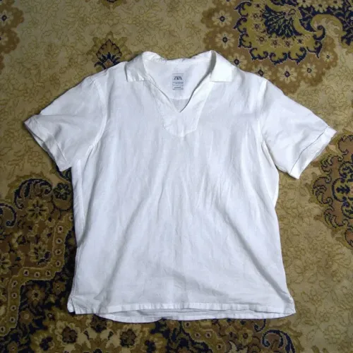 camisa de linho zara