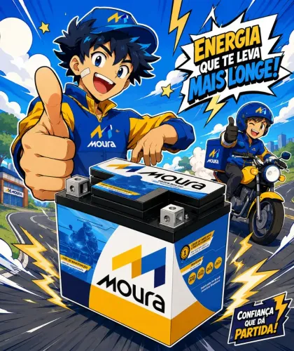 Bateria de Moto Moura