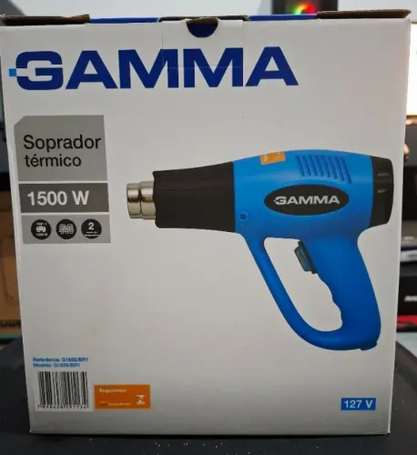 Soprador Térmico Gamma G1935/BR1 1500W 127V Azul - Estado de Novo
