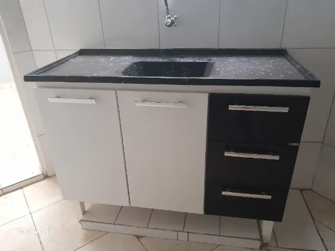 Pia e balcão novo