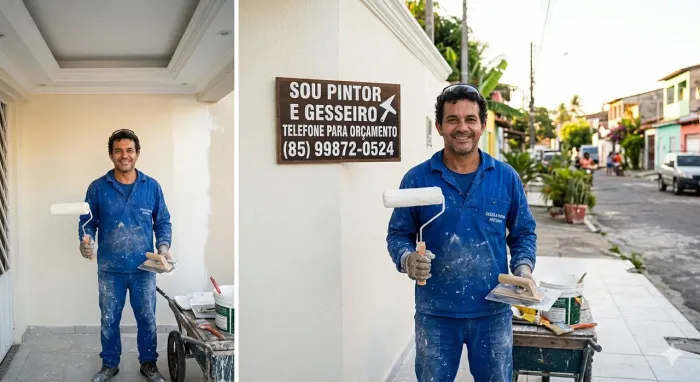 Pintor e gesseiro
