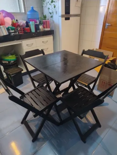 Mesa de bar 4 cadeira