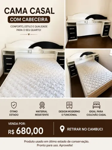 Cama de casal completa