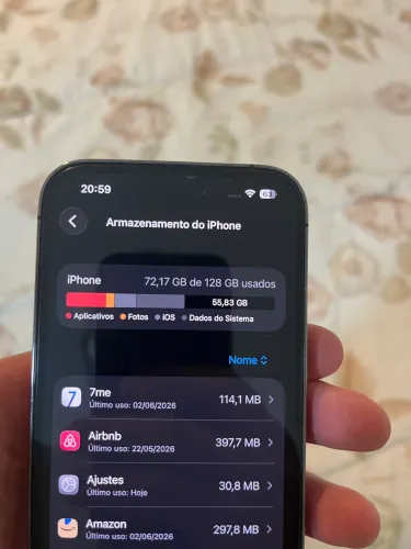 iPhone 14 Pro - 128GB - Roxo e com todas as peças originais