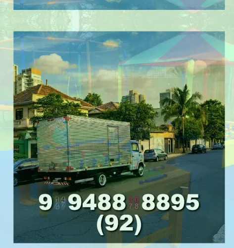Frete bau em Centro, São Jorge, Educandos, Adrianópolis, Aleixo, Manaus