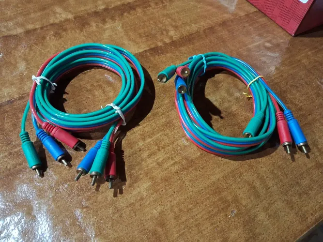 Cabo Video Componente Audio e Vídeo