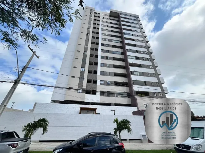 Apto no Barro Duro, 3/4, suíte, varanda gourmet, planejados, 2 vagas, 65 m²