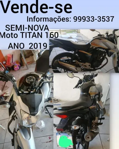 Vendo moto único Dono.