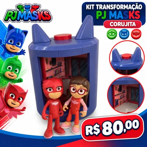 Kit Transformação PJ Masks - Corujita da marca DTC,