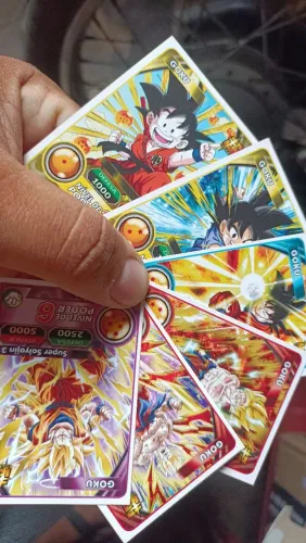 Lote mini cards Dragon ball 162 Cards