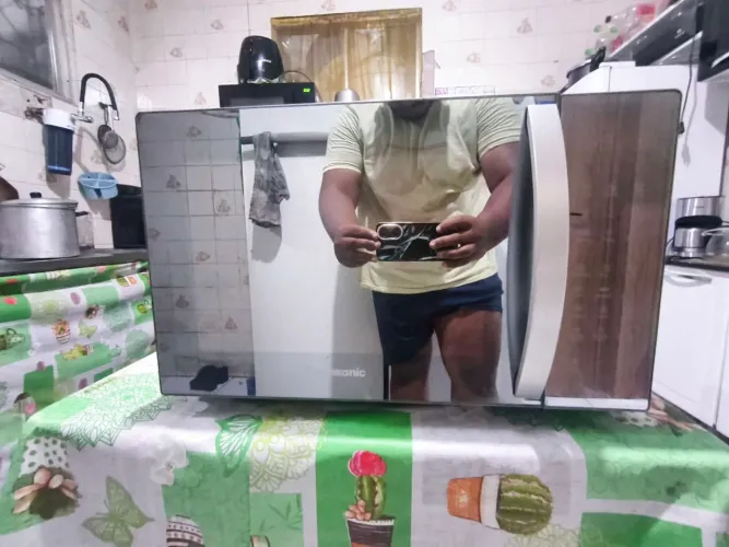 Microondas Panasonic 32L inox espelhado com griil 