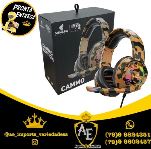 Headset Camuflado GT69
