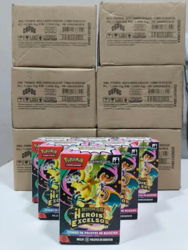 2 Case Mini Box Booster Heróis Excelsos - Lacrada (6 unidades)