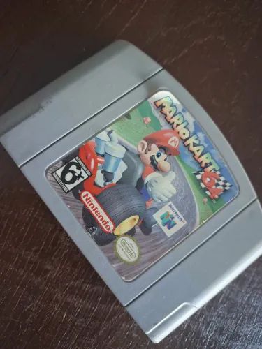 Fita original Mario Kart Nintendo 64 com número de série original
