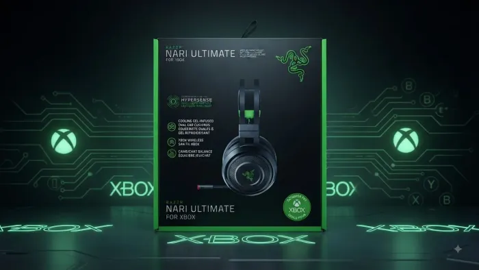Fone Razer Nari Ultimate Xbox Wireless.