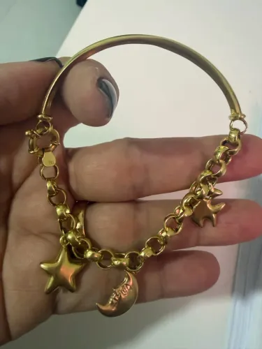 Bracelete com berloques de ouro 18k