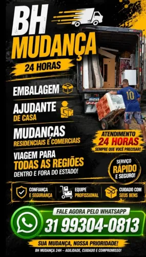 Mudanças e viagem 24h